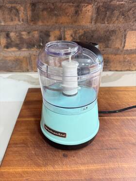 Kfc3511lc Kitchenaid 3.5-cup Mini Food Chopper Aqua Sky Teal Two-speed