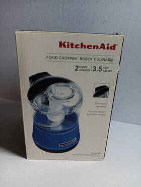 Kfc3511tb Kitchenaid Food Chopper 3.5 Cup Twilight Blue 2 Speed New With Box