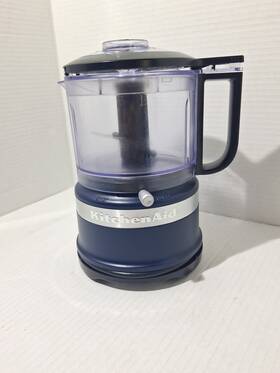 Kfc35161b Kitchenaid Brand Model 3.5 Cup Food Chopper Navy Blue Matte