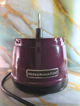 Kfc3522qby Kitchenaid Mini Food Processor Burgundy - Motor Only