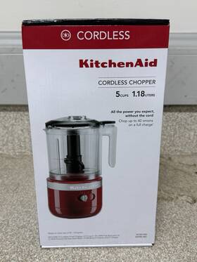 Kfcb529er Kitchenaid New Cordless 5 Cup Food Chopper Empire Red