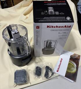 Kfcr531bm Kitchenaid Go Cordless Food Chopper 5 Cup 2 Speeds New Open Box