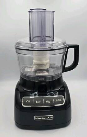 Kfp0711b0 Kitchenaid 7 Cup Food Processor Slice System Black - Tested Works
