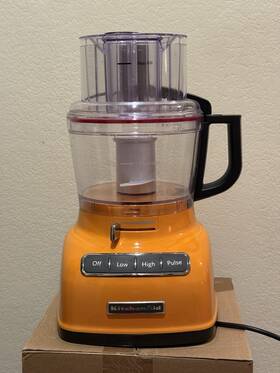 Kfp0935qtg Kitchenaid 13-cup Architect Food Processor Exact Slice System Orange Used