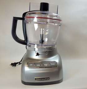 Kitchenaid Kfp133cu 13 Cup Food Processor No Blade - Tested And Working Silver