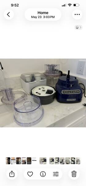 Kfp135blu Kitchenaid Food Processor With Dicing Exc
