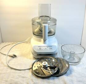 Kfp60 Kitchenaid 9-cup Food Processor - White Many Blades And Accessories