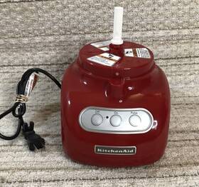 Kfp715er2 Kitchenaid 7 Cup Food Processor Base Only Red Fully Operational