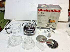 Kfp740cr Kitchenaid 9 Cup Kitchen Aid Food Processor Chrome Clean And Complete In Box Exc