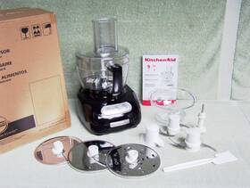 Kfp740ob Kitchenaid Nib 9-cup Food Processor With 9-pc Chefs Accessory Set Blk Save 60