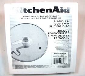 Kfp7sl4 Kitchenaid 4mm Slicing Disc Blade 9 And 12 Cup In Box