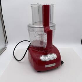 Kfpw7600cro Kitchenaid Kfpw760cer0 Food Processor Red Base Bowl Lid Only No Blades Parts