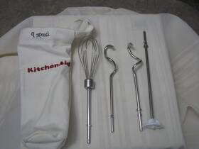 Khm902wh Kitchenaid Kitchen Aid Hand Mixer 9 Speed Replacement Attachments Inch New