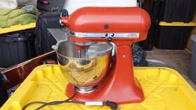 Ksm150pssc Kitchenaid Stainless Steel Mixer 5 Quart Scorched Orange Add Ons