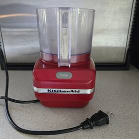 Kitchenaid Rkfc3100 Red 3 Cup Food Processor Base Blade - No Lid