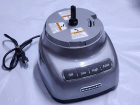 Rkfp0922 Kitchenaid Food Processor Cu Silver Motor Base Only Tested Works L4.7