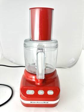 Rrkfp350 Kitchenaid 5 Cup Little Ultra Power Food Processor Er Red Works Well