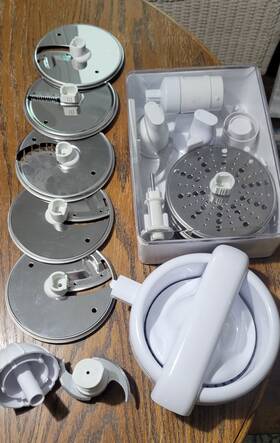 W10424583w Kitchenaid Food Processor Attachments 17 Pcs