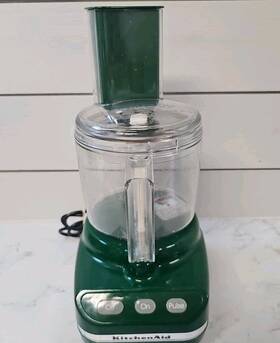 Wjk4549166 Kitchenaid Vtg Food Processor Green Little Ultra Power Kfp350gn Works Great