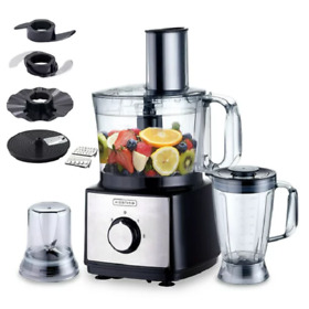 Ek413s Kognita Food Processor Blender Combo With 2 Speeds Black Silver