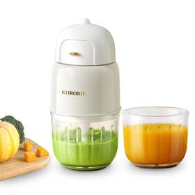 Korobie 796042652221 Baby Food Maker - Blender With 2 Glass Bowls Processor For Fruit Veggie Me