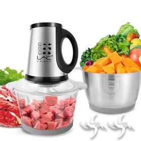300w Lac Laichy 426908271824 Procesador De Alimentos Carne Y Verdura Electrico Trituradora Con 2 Tazones
