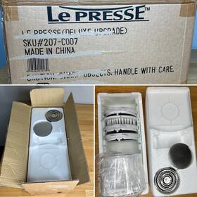 207-c007 Le Presse Deluxe Upgrade Gourmet Food Styler Parts Lot New Unused Open Box Read