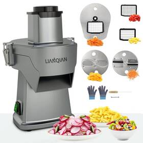 Gj817 Lianquian 4 In 1 Electric Vegetable Chopper Multifunctional Food Processor