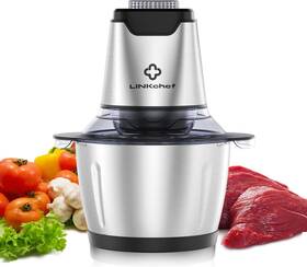 Fc5440 Linkchef Food Chopper 5 Cup Processor Mini Electric 1.2l 250w Meat Grinde