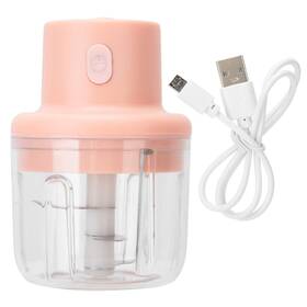 Luqeeg 645267302837 250ml Electric Meat Grinder Usb Charging Kitchen Food Chopper Multifunction
