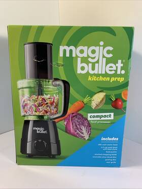 Mb-bx475-23 Magic Bullet Compact Food Processor Kitchen Prep New