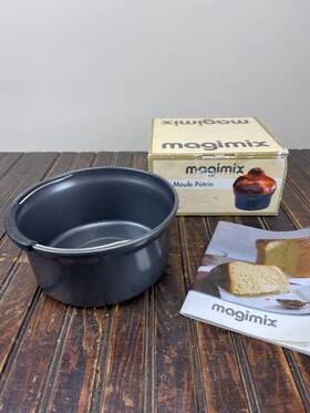 Cs5150 Magimix Nos Dough Bowl Bread Mold Vintage 2007 Manual Never Used Box Wear
