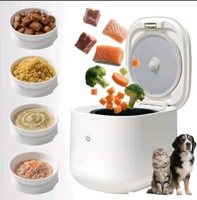 Mtj-012025a Mentaki Pet Fresh Food Maker 4-in-1 Dog Cat Cooker Chopper 2.5l Intelligent