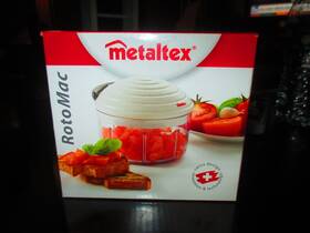 25.16.80 Metaltex Rotomac Herb And Vegetable Manual Chopper With Moveable Blades Metal