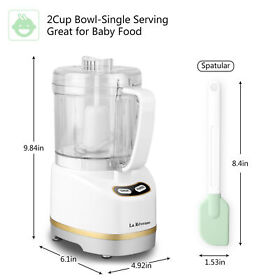 Larb1814b Mini Food Processor 200 Watts 2-cup Size Bowl For Mincing And Choping New