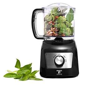 Moss & Stone 897038503612 3 Cup Mini Food Processor Strong Vegetable Chopper For Dicing Chopping M Inch