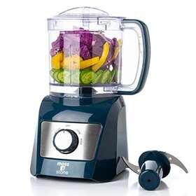 Moss & Stone 897038504428 3 Cup Mini Food Processor Strong Vegetable Chopper For Dicing Chopping Mincing