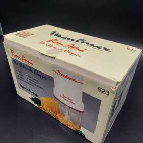Moulinex 064797923003 Vintage In Box Bon Ami The Ultimate Chopper Model 923 Clean And Working