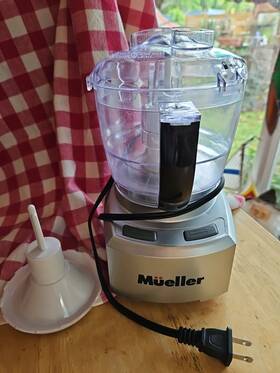 Fp-530 Mueller Austria Food Processor Chopper Dicing 4 Cup Excellent