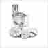 Muz4mm3 Bosch Compact Food Processor 5 Cups Slicing Shredding Grating Disk