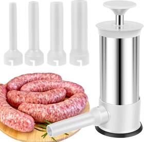 D202405131803dd Nemtmcua Manual Sausage Stuffer With 4 Tubes Large Capacity Meat For White