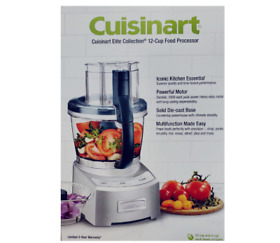 1415869 New Cuisinart Elite Construction 12 Cup Food Processor 1000w Stainless Steel