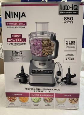 221216 Ninja Food Processor Bn600 Auto-iq One Touch Intelligence New Free Ship
