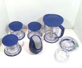 Qb950 Ninja Ob950 Master Prep Deluxe Blender Food Processor Set Model 30 Blue Tested