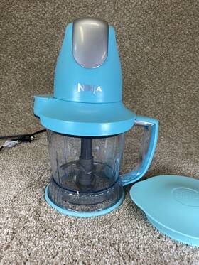 Qb75 Ninja Food Processor Series Tested Aqua Color