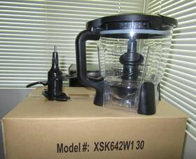 Xsk642w1 Ninja Food Processor 64 Oz/1.8l /8cup Replacement Blender Bowl Pitcher &2 Blades