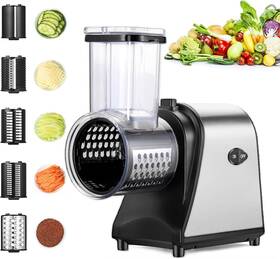 Amb27-2 Nobrand 250w Electric Cheese Grater Shredder With 5 Blades