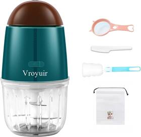 Kn-02 Nobrand Cordless Mini Food Chopper And Blender 200w 1.3 Cup Dishwasher Safe Green