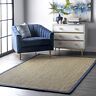 Bhsg01d Nu Loom Elijah Natural Seagrass Farmhouse Area Rug 5foot X 8foot Navy