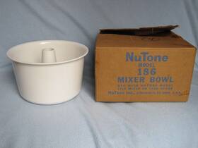 D-26100 Nutone Built-in Food Center Mixer Processor Dough Attch. Melamine Bowl